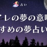 《夢占い》トイレの夢は運気や全体運アップの兆し？漏らす・詰まるなど30のケースを解説