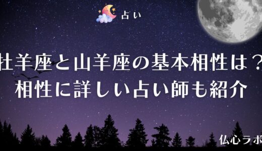 牡羊座と山羊座の基本相性は？恋愛・仕事・友情における相性&占い師まで紹介