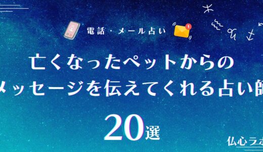 亡くなったペットからのメッセージをリアルに伝えてくれる占い師20選！霊視やタロットであの子の気持ちがわかる